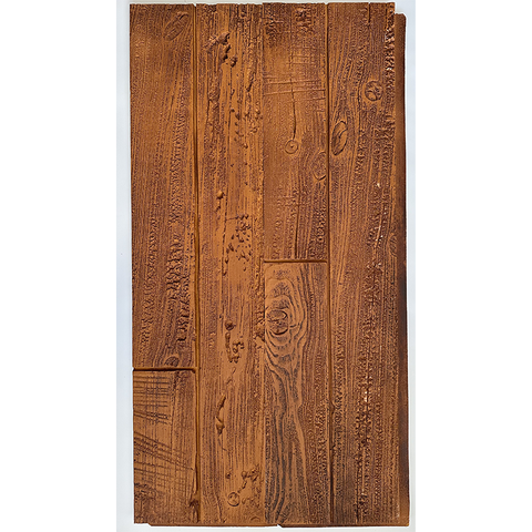 PU Moana Rotten Wood Panel Whakapaipai Taiepa Polyurethane Wood 1200 * 600 * 20mm