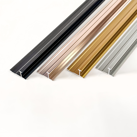 Aksesori Dinding 8mm Aloi Aluminium I Bentuk Profil Disesuaikan Trim