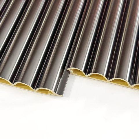  Eenvoudige installatie Leverancier van metalen WPC-gecanneleerde panelen voor binnen 3m