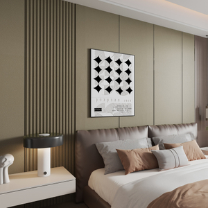 家の装飾防水のための革の質感の竹炭の壁パネル