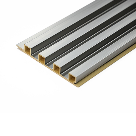 Gecanneleerd wandpaneel 3000 mm PET-metaal voor waterdichte interieurs 